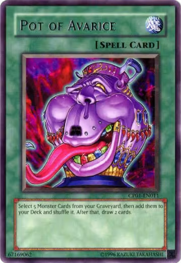 Pot of Avarice (CP01-EN011), Champion Pack 1 — Yu-Gi-Oh! card price