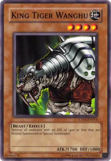 King Tiger Wanghu (CP01-EN014), Champion Pack 1 — Yu-Gi-Oh! card price