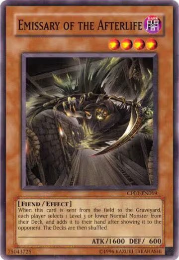 Emissary of the Afterlife (CP01-EN019), Champion Pack 1 — Yu-Gi-Oh! card price