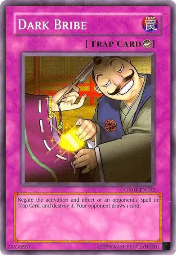 Dark Bribe (GX Tag Force 2) (GX04-EN002), Yu-Gi-Oh! Video Game Promotional Cards — Yu-Gi-Oh! card price