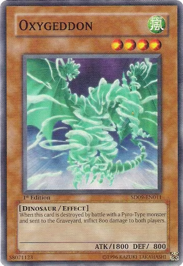 Oxygeddon (SD09-EN011), Structure Deck: Dinosaur's Rage — Yu-Gi-Oh! card price