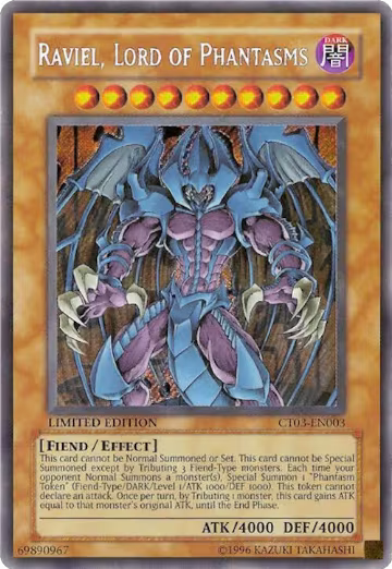 Raviel, Lord of Phantasms (CT03-EN003), 2006 Collectors Tin — Yu-Gi-Oh! card price