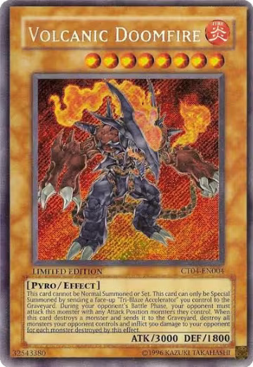 Volcanic Doomfire (CT04-EN004) — card price