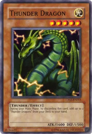 Thunder Dragon (CP02-EN015), Champion Pack 2 — Yu-Gi-Oh! card price