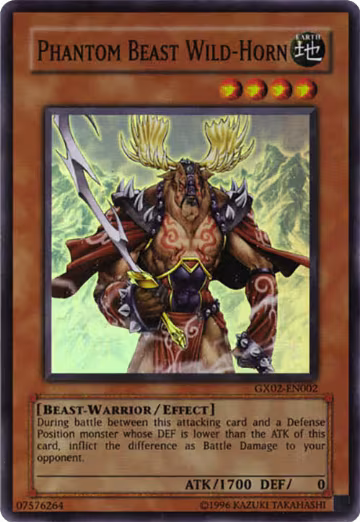 Phantom Beast Wild-Horn (GX02-EN002) — card price
