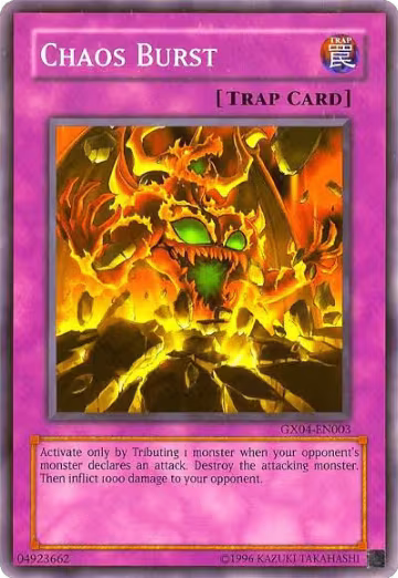 Chaos Burst (GX Tag Force 2) (GX04-EN003), Yu-Gi-Oh! Video Game Promotional Cards — Yu-Gi-Oh! card price
