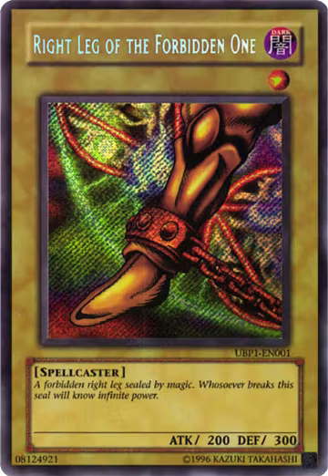 Right Leg of the Forbidden One (UBP1-EN001) — card price