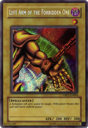 Left Arm of the Forbidden One (UBP1-EN004) — card price