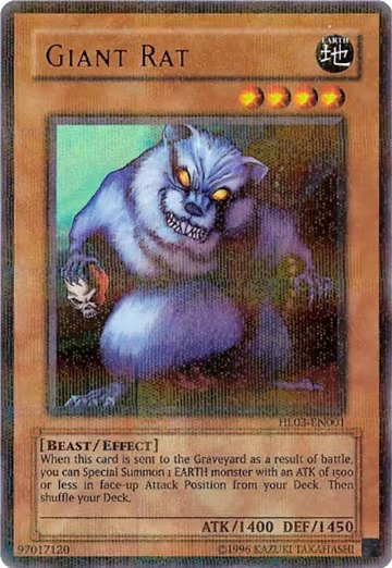 Giant Rat (HL03-EN001), Hobby League 3 — Yu-Gi-Oh! card price