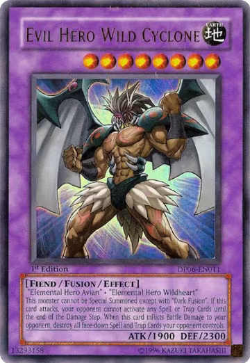 Evil Hero Wild Cyclone (DP06-EN011) — card price