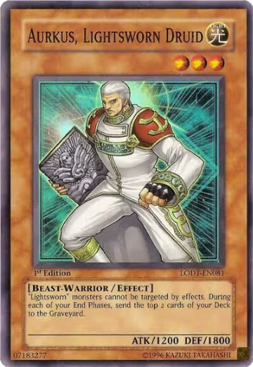 Aurkus, Lightsworn Druid (LODT-EN081), Light of Destruction — Yu-Gi-Oh! card price