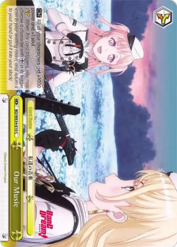 Our Music (BD/WE34-E10 C), Morfonica x RAISE A SUILEN — Weiß Schwarz card price