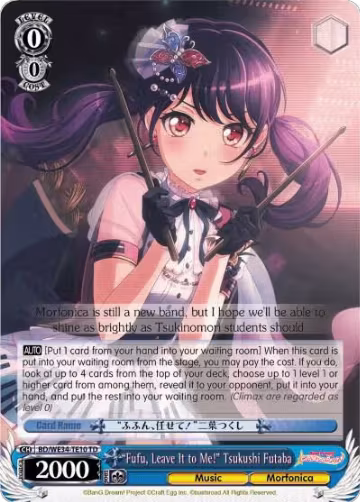 "Fufu, Leave It to Me!" Tsukushi Futaba (BD/WE34-TE10 TD), Morfonica x RAISE A SUILEN — Weiß Schwarz card price