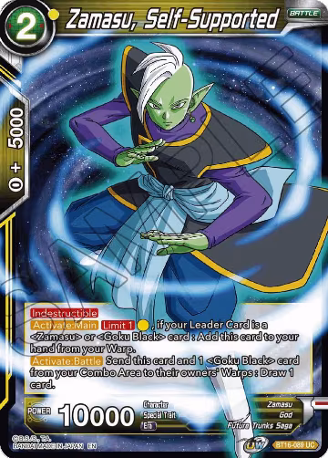 Zamasu, Self-Supported (BT16-089), Realm of the Gods — DB Super card price