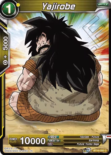 Yajirobe (BT16-085), Realm of the Gods — DB Super card price