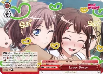 Lovey Dovey (BD/WE35-E24 C), Poppin’Party x Roselia — Weiß Schwarz card price