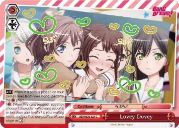 Lovey Dovey (Parallel Foil) (BD/WE35-E24 C), Poppin’Party x Roselia — Weiß Schwarz card price