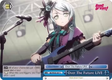 Over The Future LIVE (BD/WE35-E47 C), Poppin’Party x Roselia — Weiß Schwarz card price