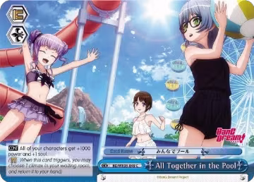 All Together in the Pool (BD/WE35-E49 C), Poppin’Party x Roselia — Weiß Schwarz card price