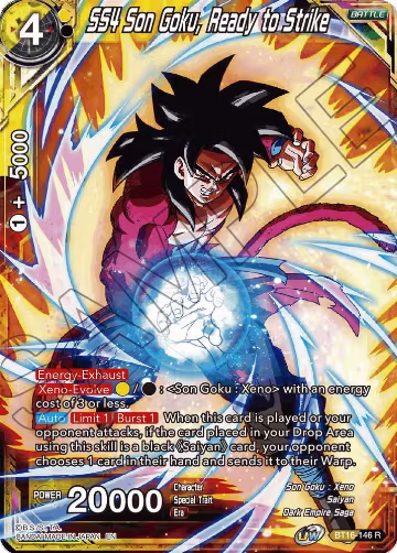 SS4 Son Goku, Ready to Strike (BT16-146), Realm of the Gods — DB Super card price