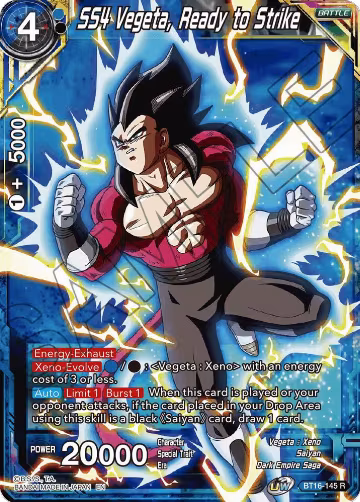 SS4 Vegeta, Ready to Strike (BT16-145), Realm of the Gods — DB Super card price
