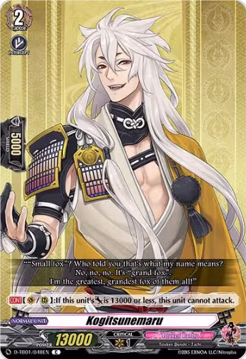 Kogitsunemaru (D-TB01/048EN), D-TB01: Touken Ranbu -ONLINE- 2021 — Vanguard card price