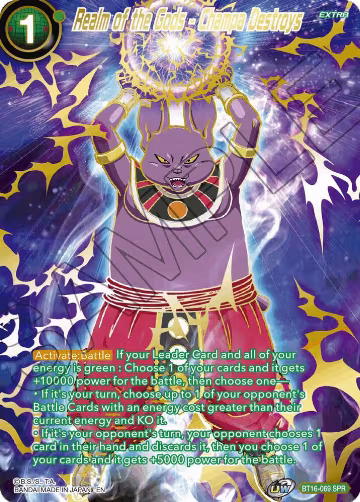 Realm of the Gods - Champa Destroys (SPR) (BT16-069), Realm of the Gods — DB Super card price