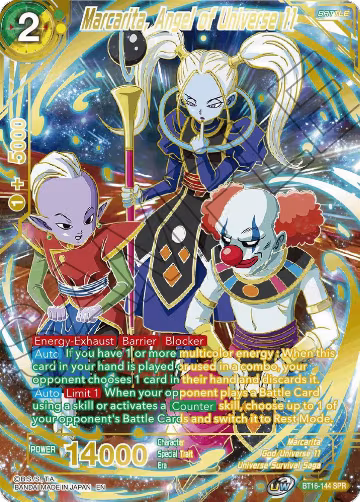Marcarita, Angel of Universe 11 (SPR) (BT16-144), Realm of the Gods — DB Super card price