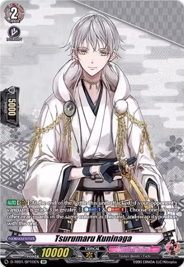 Tsurumaru Kuninaga (SP) (D-TB01/SP10EN), D-TB01: Touken Ranbu -ONLINE- 2021 — Vanguard card price