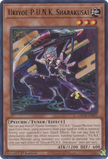 Ukiyoe-P.U.N.K. Sharakusai (GRCR-EN001), The Grand Creators — Yu-Gi-Oh! card price
