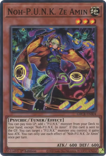 Noh-P.U.N.K. Ze Amin (GRCR-EN004), The Grand Creators — Yu-Gi-Oh! card price