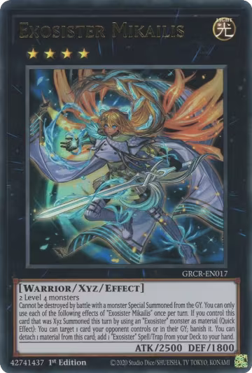 Exosister Mikailis (GRCR-EN017), The Grand Creators — Yu-Gi-Oh! card price