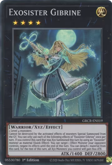 Exosister Gibrine (GRCR-EN019), The Grand Creators — Yu-Gi-Oh! card price