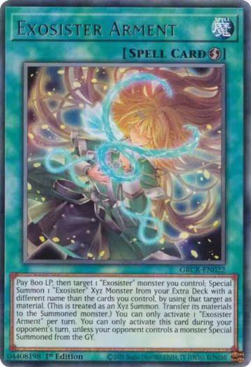 Exosister Arment (GRCR-EN022), The Grand Creators — Yu-Gi-Oh! card price