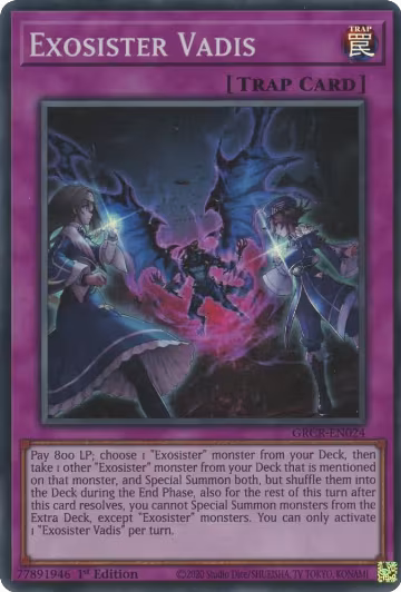 Exosister Vadis (GRCR-EN024), The Grand Creators — Yu-Gi-Oh! card price