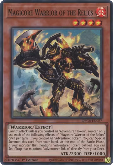 Magicore Warrior of the Relics (GRCR-EN027), The Grand Creators — Yu-Gi-Oh! card price