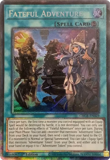 Fateful Adventure (CR) (GRCR-EN029), The Grand Creators — Yu-Gi-Oh! card price