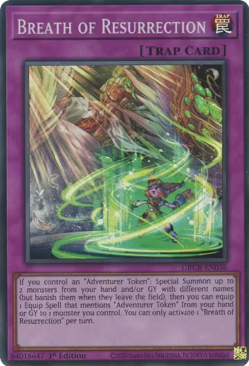 Breath of Resurrection (GRCR-EN036), The Grand Creators — Yu-Gi-Oh! card price