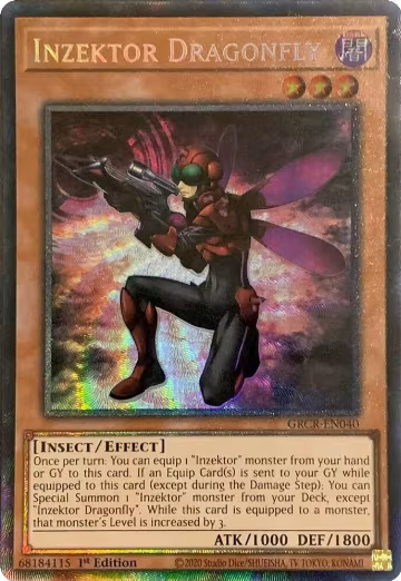 Inzektor Dragonfly (CR) (GRCR-EN040), The Grand Creators — Yu-Gi-Oh! card price