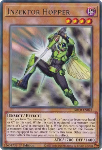 Inzektor Hopper (GRCR-EN041), The Grand Creators — Yu-Gi-Oh! card price