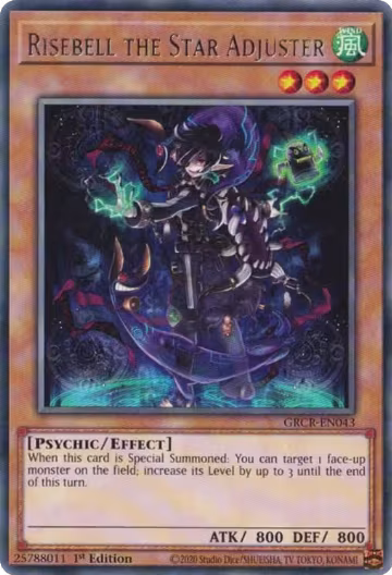 Risebell the Star Adjuster (GRCR-EN043), The Grand Creators — Yu-Gi-Oh! card price