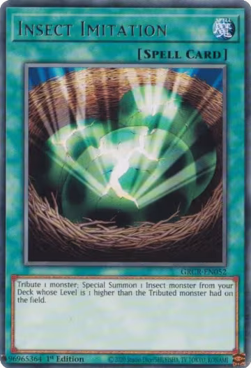 Insect Imitation (GRCR-EN052), The Grand Creators — Yu-Gi-Oh! card price