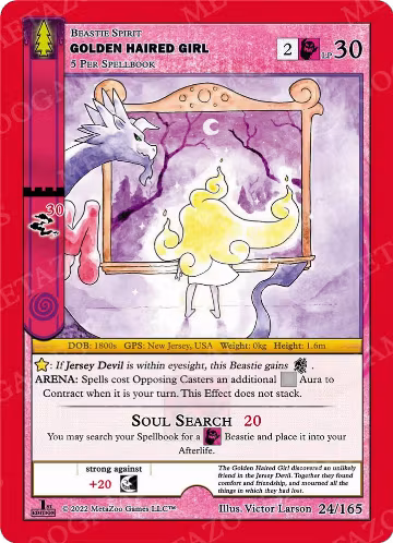Golden Haired Girl (24/165), Wilderness: First Edition — MetaZoo card price