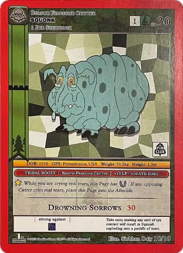 Squonk (Pin Club Cryptid Nation Mystery Collection) (10/10), Miscellaneous Promos — MetaZoo card price