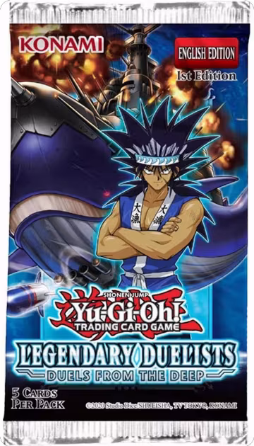 Legendary Duelists: Duels From the Deep Booster Pack [1st Edition], Legendary Duelists: Duels From the Deep — Yu-Gi-Oh! sealed product price