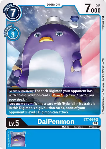 DaiPenmon (BT7-024 U), Next Adventure — Digimon card price