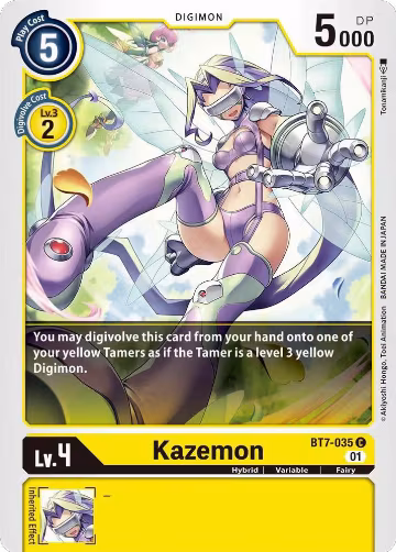 Kazemon (BT7-035 C), Next Adventure — Digimon card price