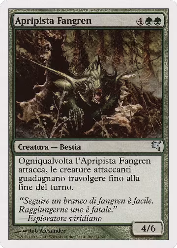 Fangren Pathcutter (Italian) - "Apripista Fangren" (K14) (K14), Magic Encyclopedia 2005 (Salvat/Hachette) — Magic card price