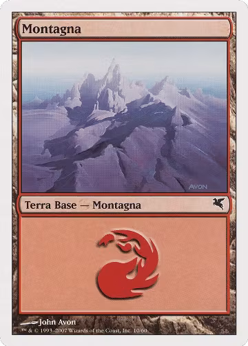 Mountain (Italian) - "Montagna" (I10) (I10), Magic Encyclopedia 2005 (Salvat/Hachette) — Magic card price