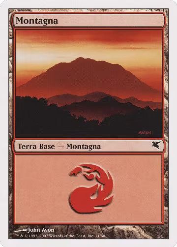 Mountain (Italian) - "Montagna" (I11) (I11), Magic Encyclopedia 2005 (Salvat/Hachette) — Magic card price